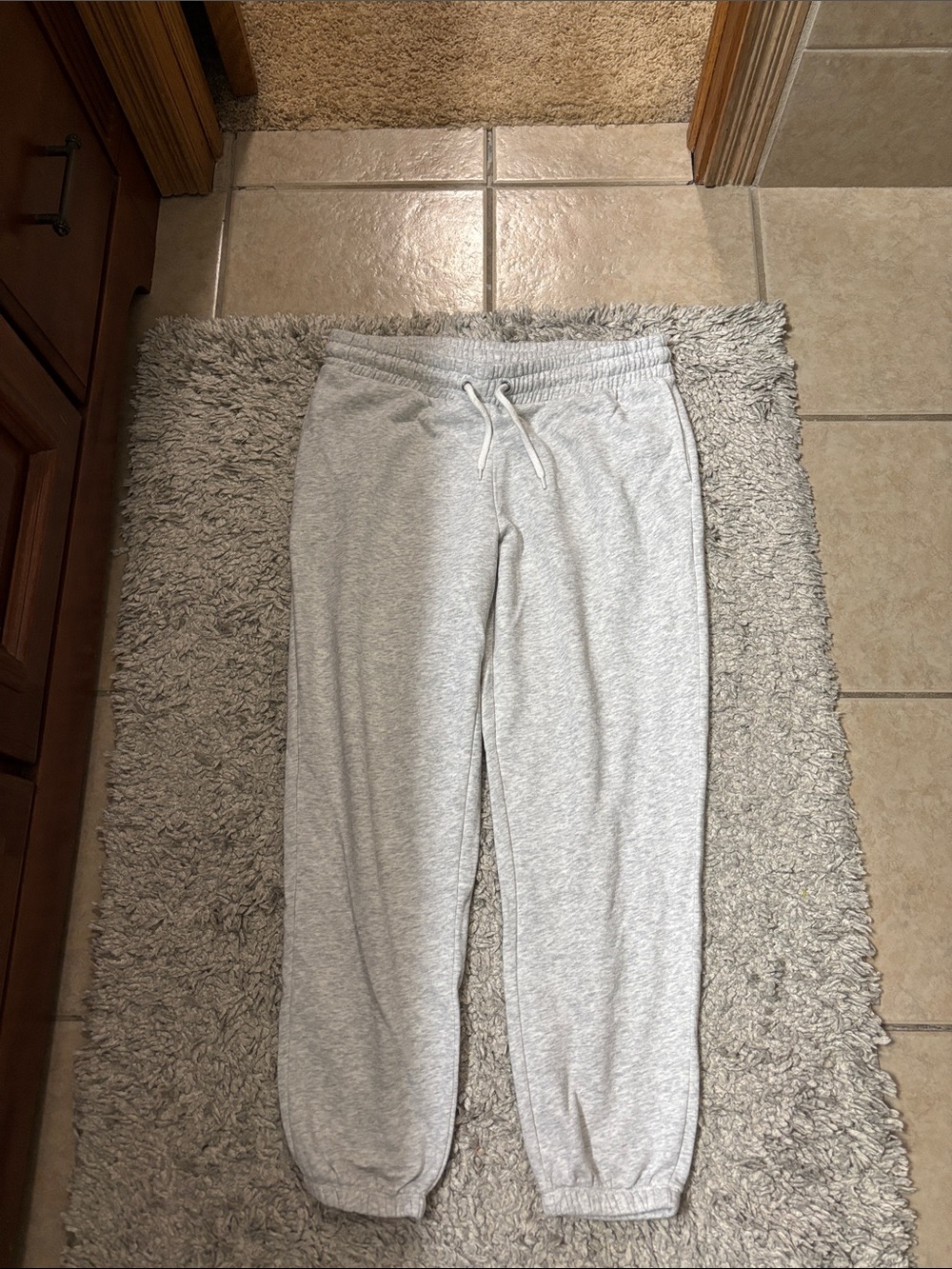 Old Navy Heather Gray Drawstring Sweatpants